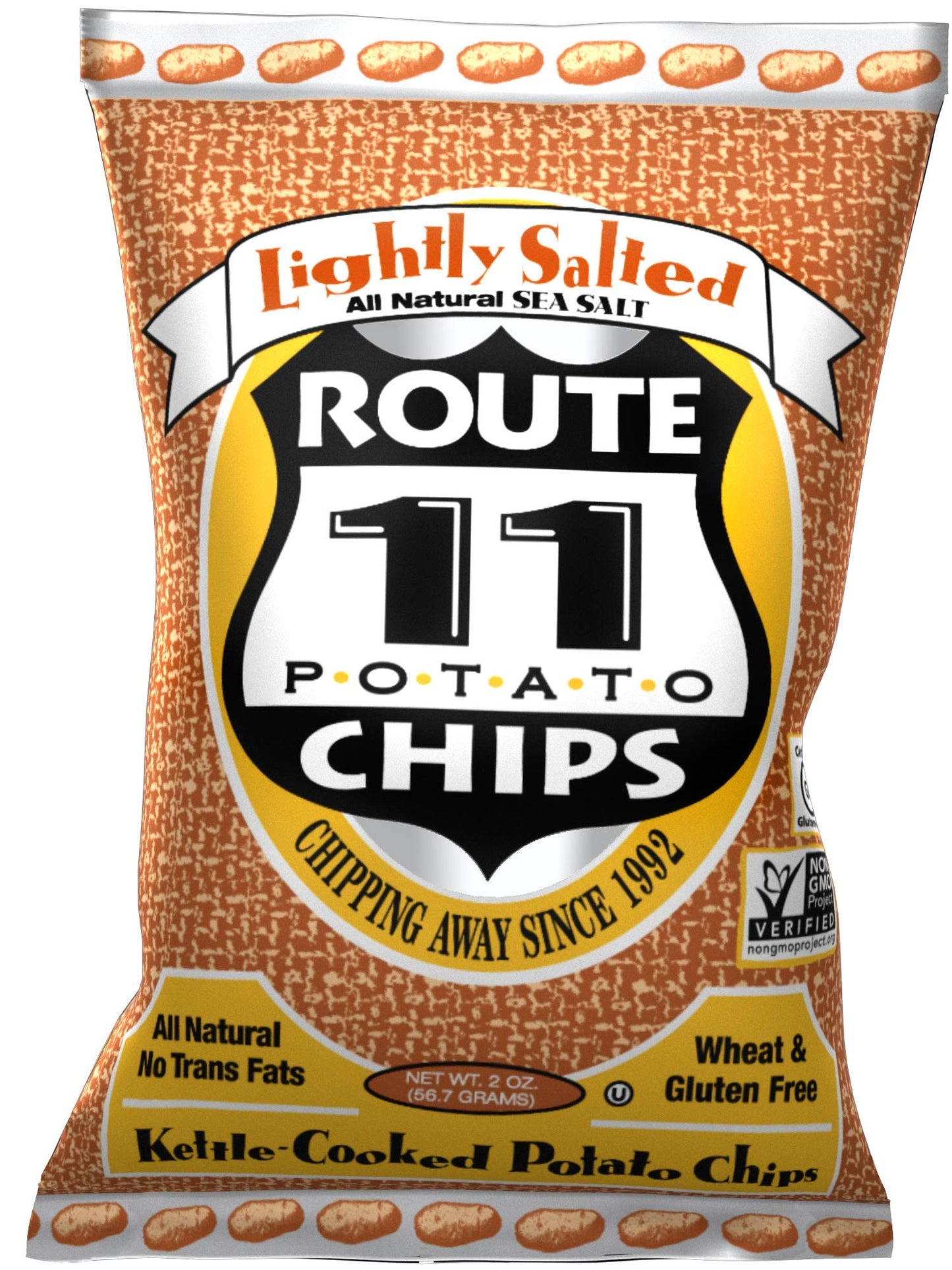 Route 11 Potato Chips : Lightly Salted (30 Bags (2 Oz Each))