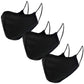 Enerplex Comfort 3-Ply Reusable Face Mask - Breathable, Fully Machine Washable Masks For Home Office Work Outdoors - Large (3-Pa