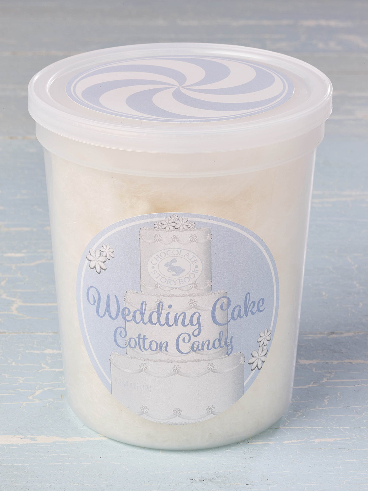 Chocolate Storybook Wedding Cake Flavored Cotton Candy - 1.2 Ounce Pack