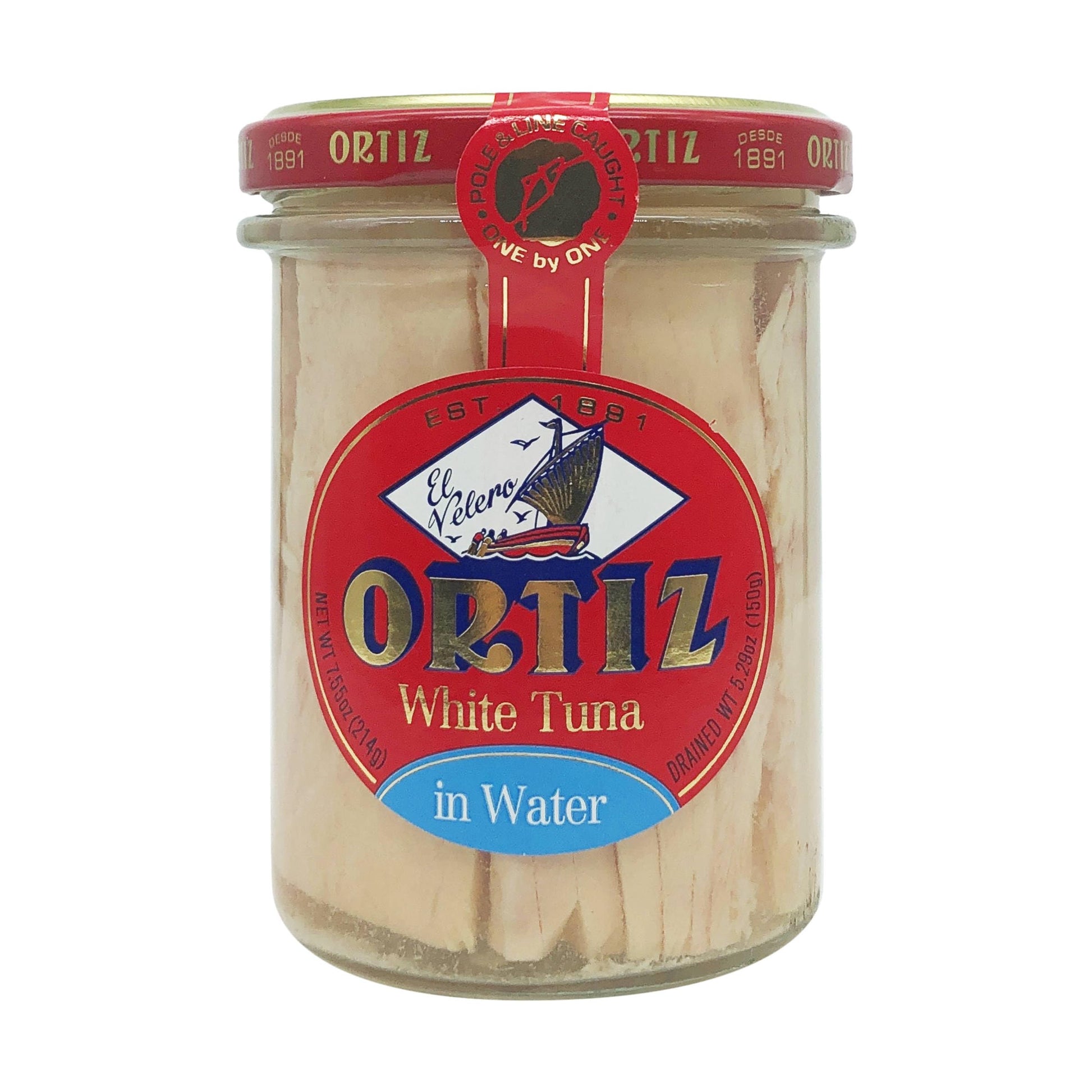 Ortiz, Natural White Tuna In Water, 7.76 Ounce