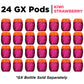 Gatorade GX Pods, Kiwi Strawberry, 24ct (6 x 4-pack), Uni  mature-themed Sports Drink Pods