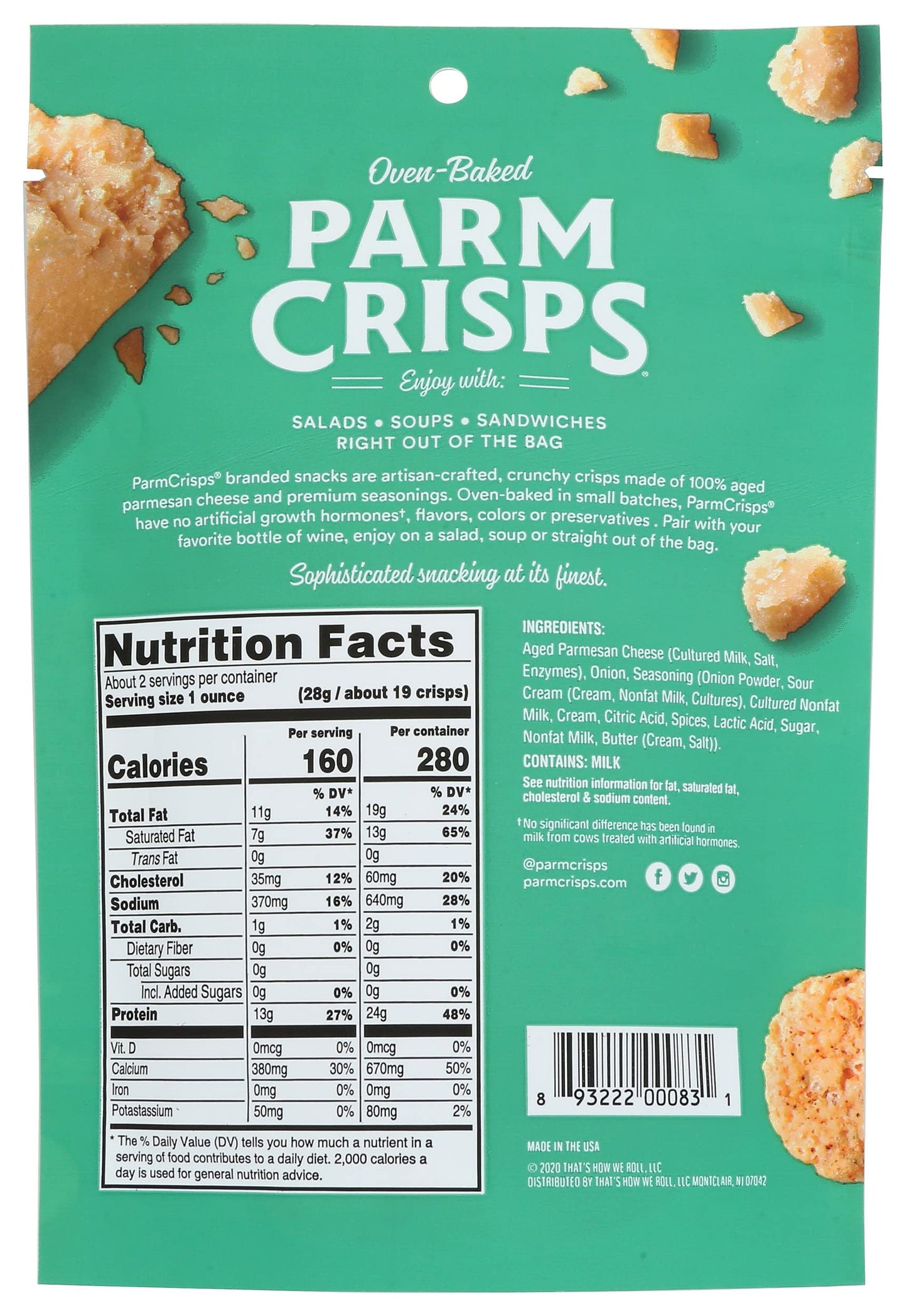 PARM CRISPS SCRM & ONION ( 12 X 1.75 OZ   )