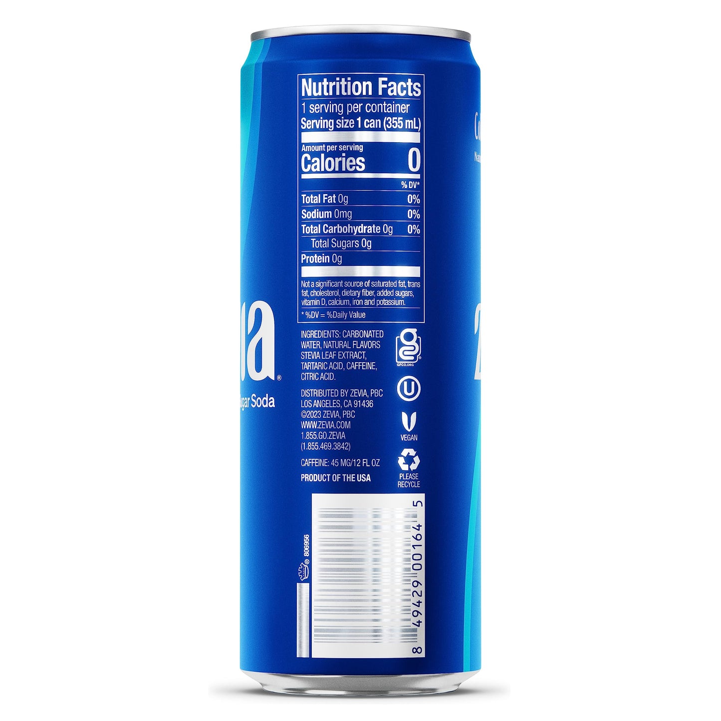 Zevia Soda Cola ( 12 X 12 Oz   )