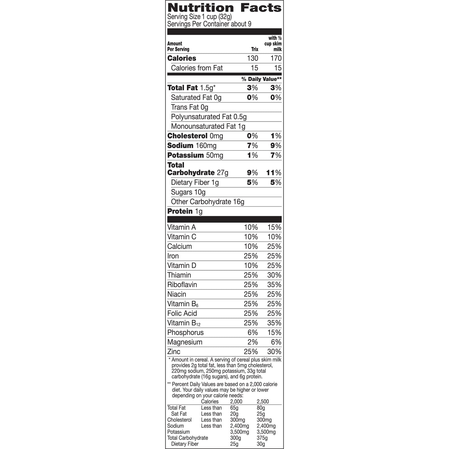Trix, Cereal, Fruit Flavored Corn Puffs, 10.7 Oz