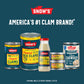 Snows Chopped Sea Clams in Clam Juice  51 oz Can - enhanced Grade Wild Caught Gourmet Surf Clams - 7g Protein Per Serving - Gluten Free  Keto Friendly  99% Fat Free