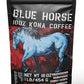 Blue Horse 100% Kona Coffee, Dark Roast, Arabica Whole Beans, 1 lb (16 oz) Bag, Farm Fresh, Authentic Hawaiian Coffee beans from