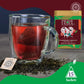 Pride Of India | Pommberry Wine-Inspired Fruity Green Tea | 15 Pyramid Full Leaf Individually Wrapped Tea Bags | Tangy & Fruity Flavor | Vibrant & Uplifting Experience | Caffeine Free, Non-Bioengineered