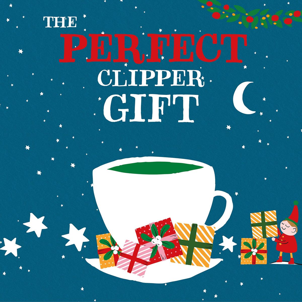 Clipper Tea, Christmas Advent Holiday Tea Calendar, 12 Natural Organic Flavors, Fairtrade, Organic & Plant-Based, British Tea, 1
