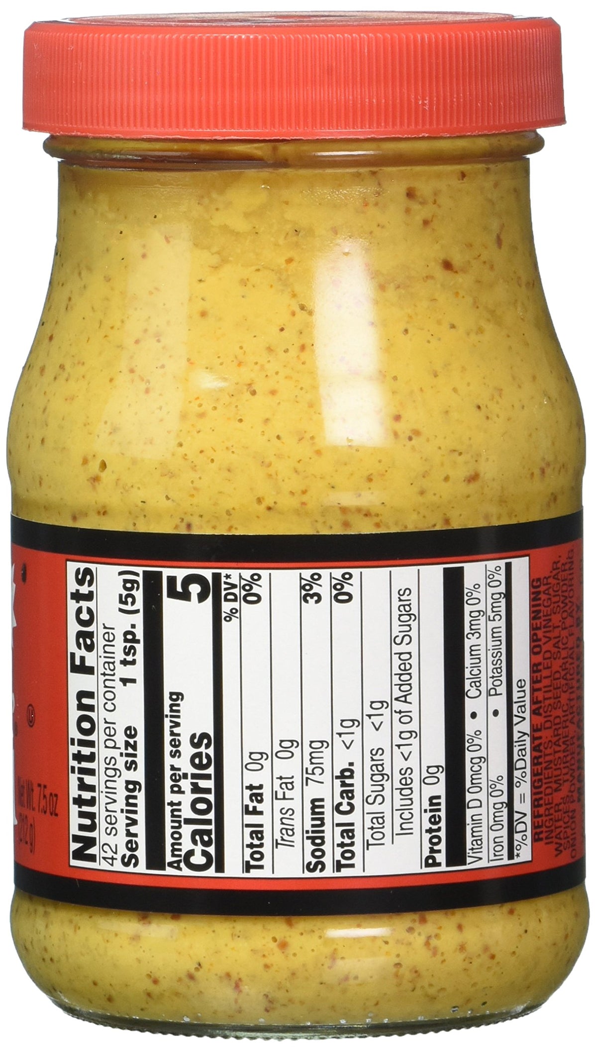 Mr. Mustard Mustard Hot, 7.5 Ounce (Pack of 2)