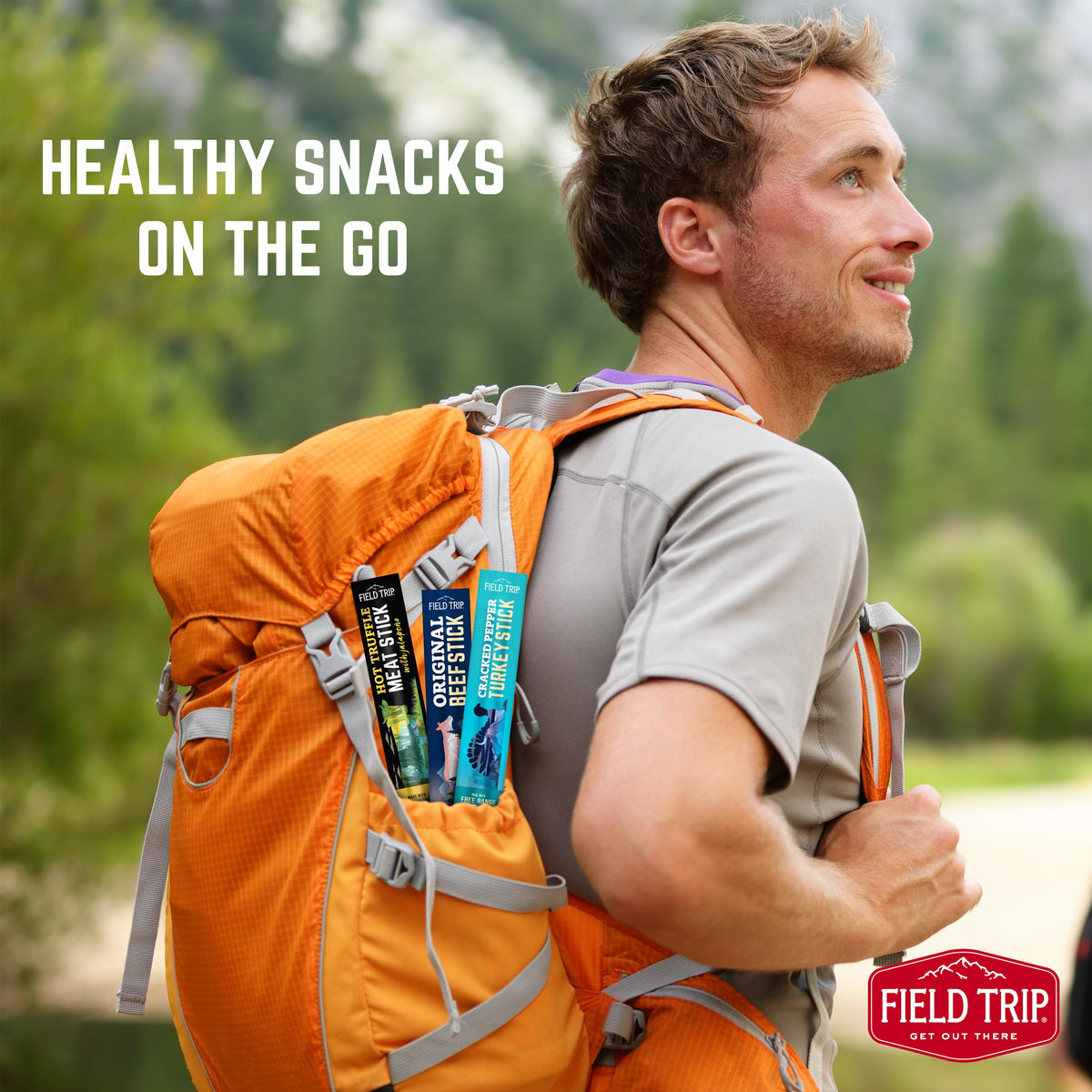 Field Trip Turkey Jerky Snack Sticks,  ed Pepper, High Protein, Gluten Free, 1oz, 24 Pack