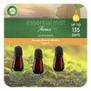 Air Wick Essential Mist Refill, 3 Ct, Happiness, Essential Oils Diffuser, Air Freshener, Aroma