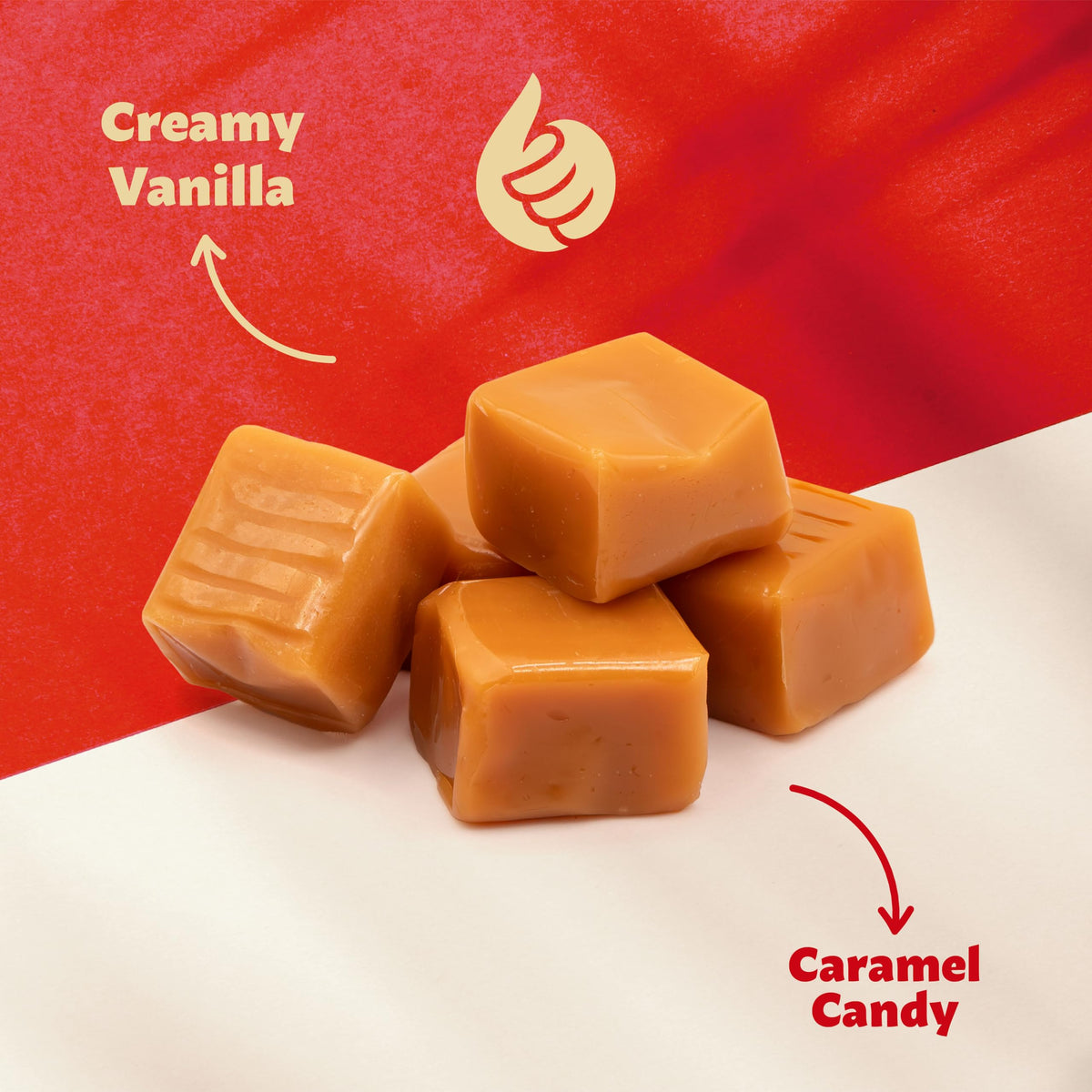 Caramel Cubes Candy | 2-Pound Pack | Vanilla Classic Chewy Squares | Individually Wrapped Caramel Candy Bulk for Sharing  Snacking  Gifting  and Baking