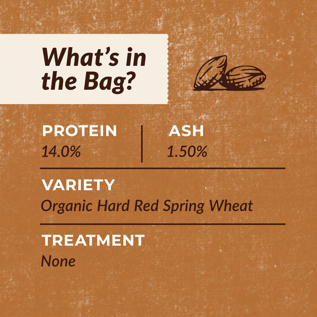 Organic 100% Whole Wheat Flour - 25 lb. bag