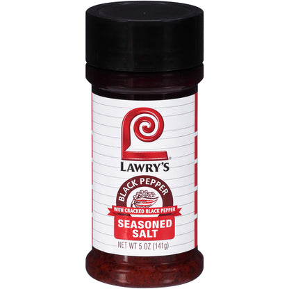 Lawrys Seasoned Salt Black Pepper (Pack of 6)