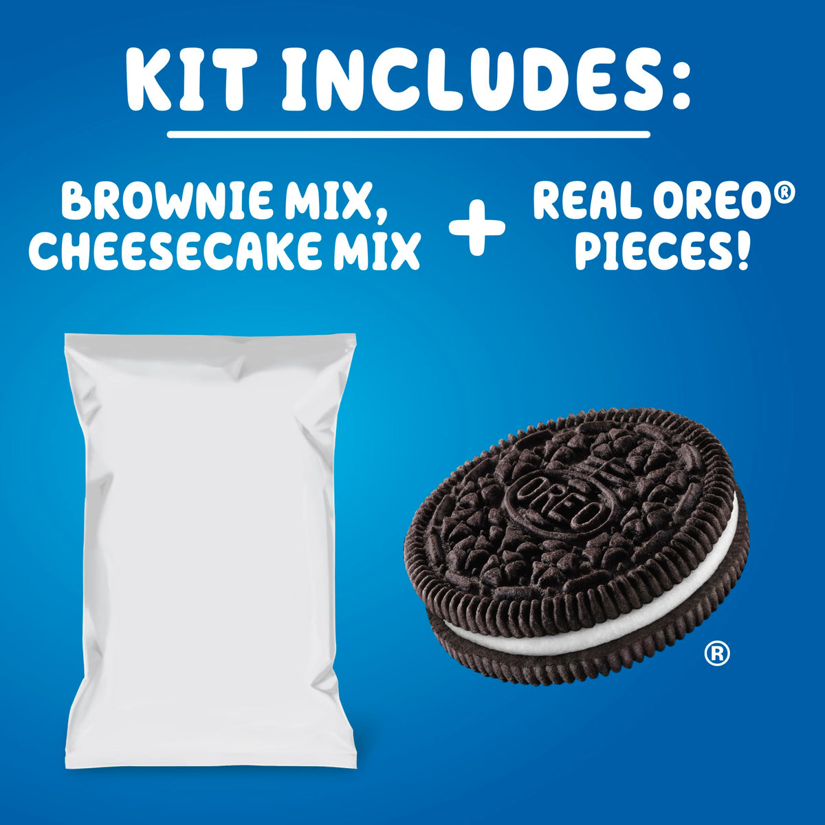 Betty Exclusives Oreo Baked Cheesecake Mix, Includes Real Oreo Cookie Pieces, 8.9 Oz