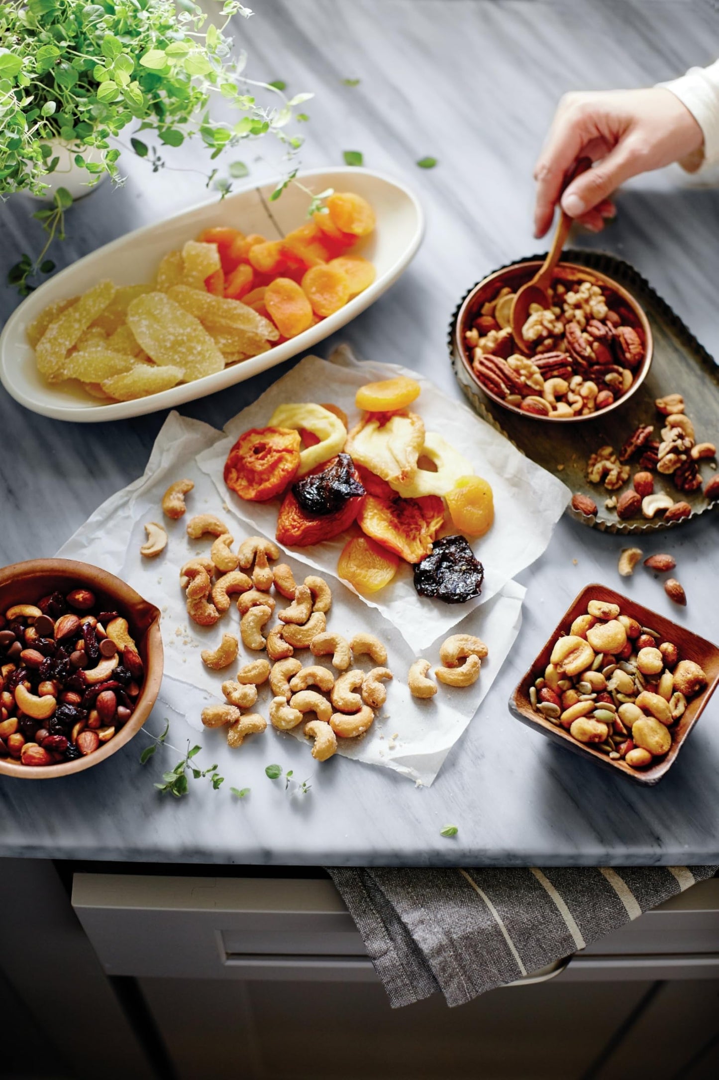 Harry & David Dried Fruit and Nut Tray