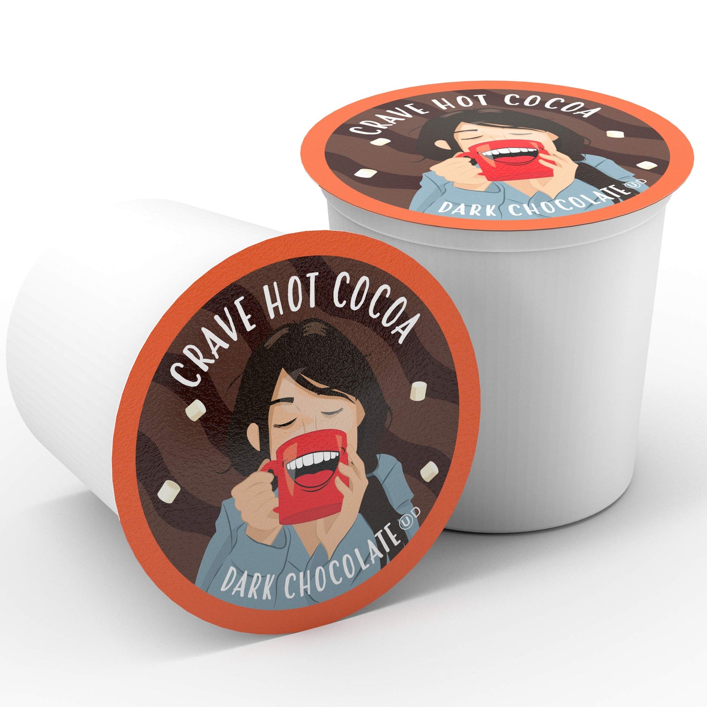Crave Hot Chocolate Pods for 2.0 K-Cup malt-inspired, Dark Chocolate, 40 Count