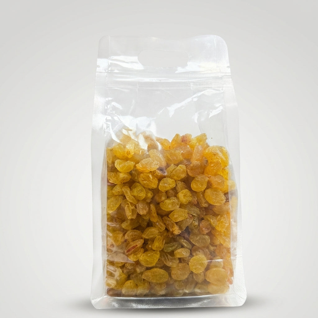AlBasha Golden Raisins 500g - Premium Turkish Yellow Dried Fruit