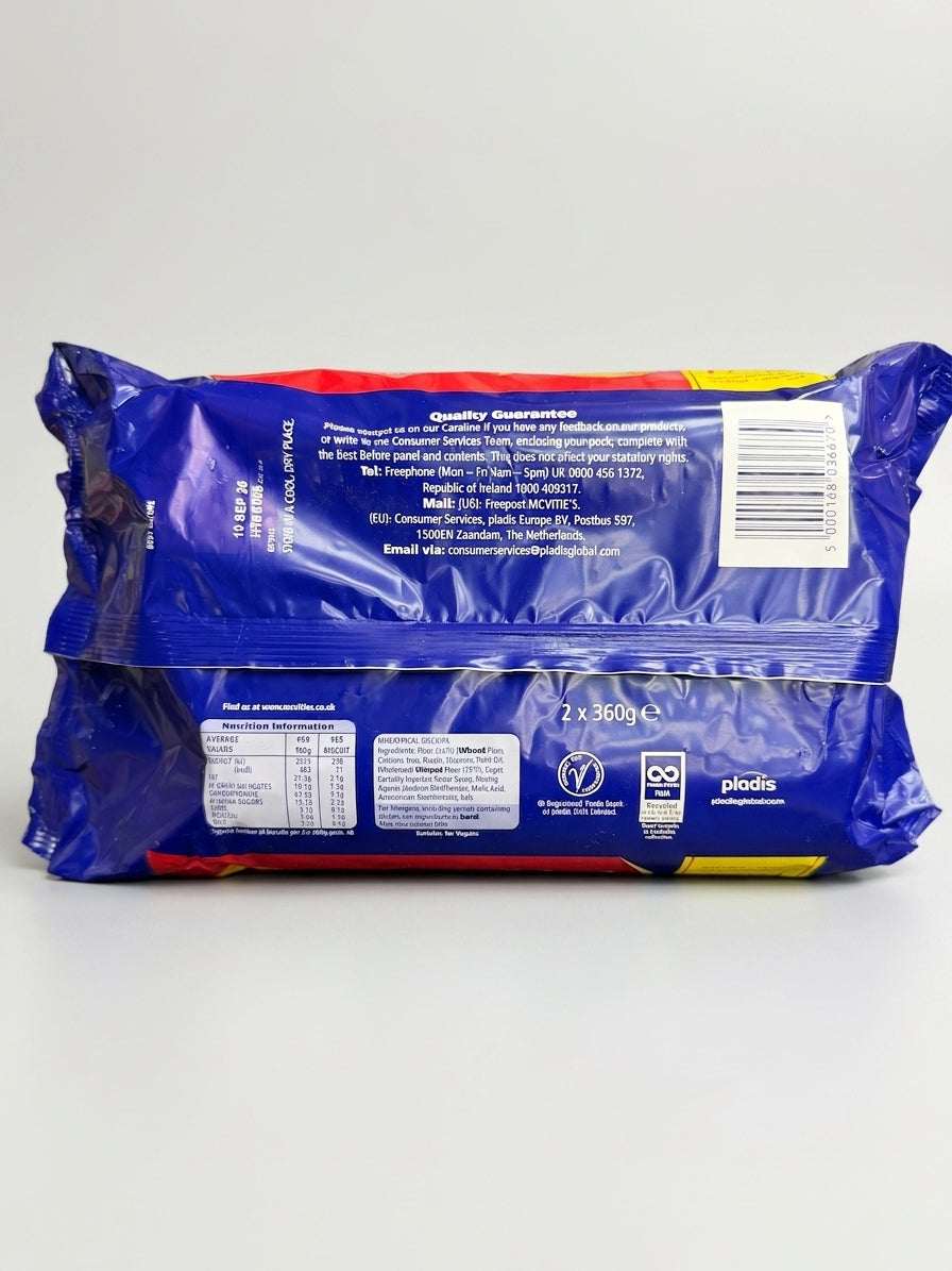 McVitie's Digestives The Original 2x360g - Great Value Twin Pack