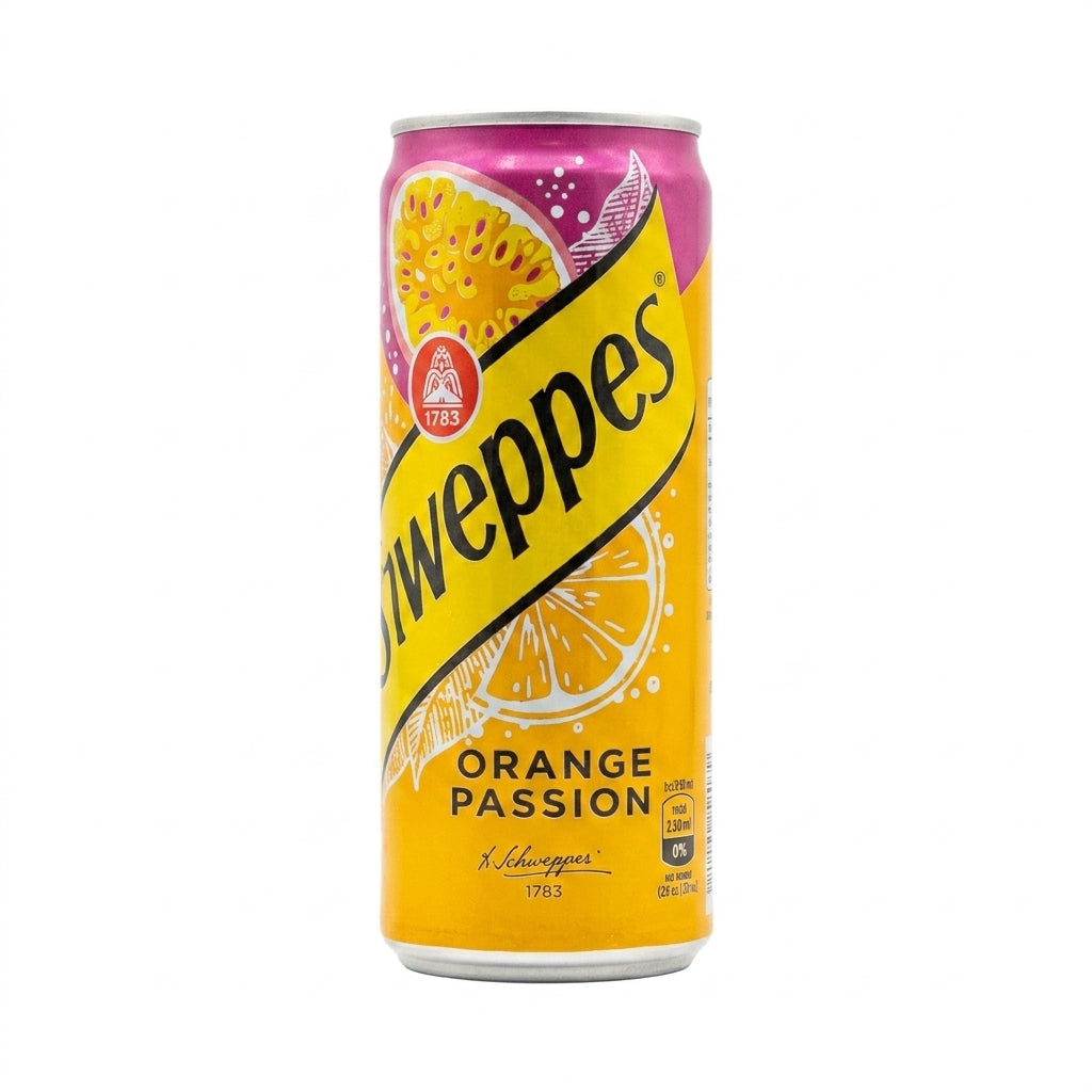 Schweppes Orange Passion 330ml - Sparkling Fruit Drink