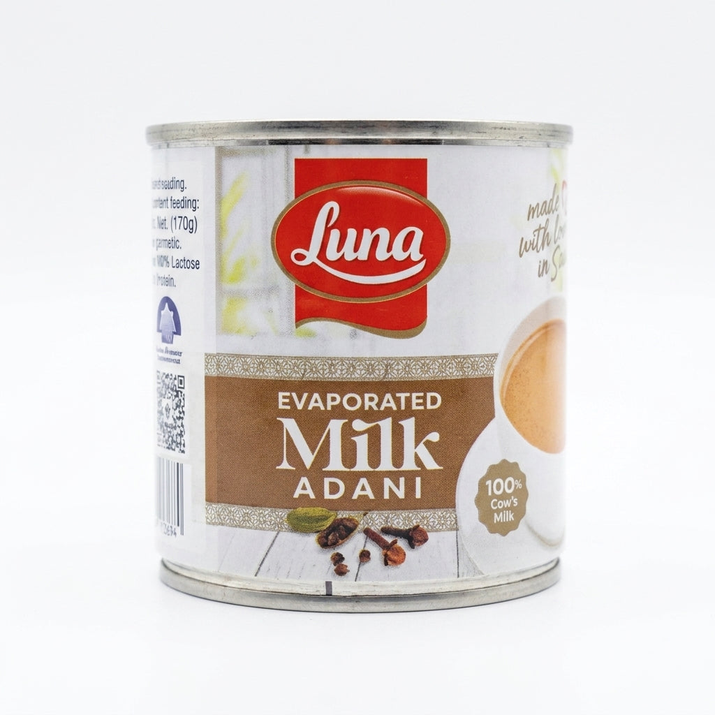 Luna Evaporated Milk Adani 170g - 100% Cow's Milk