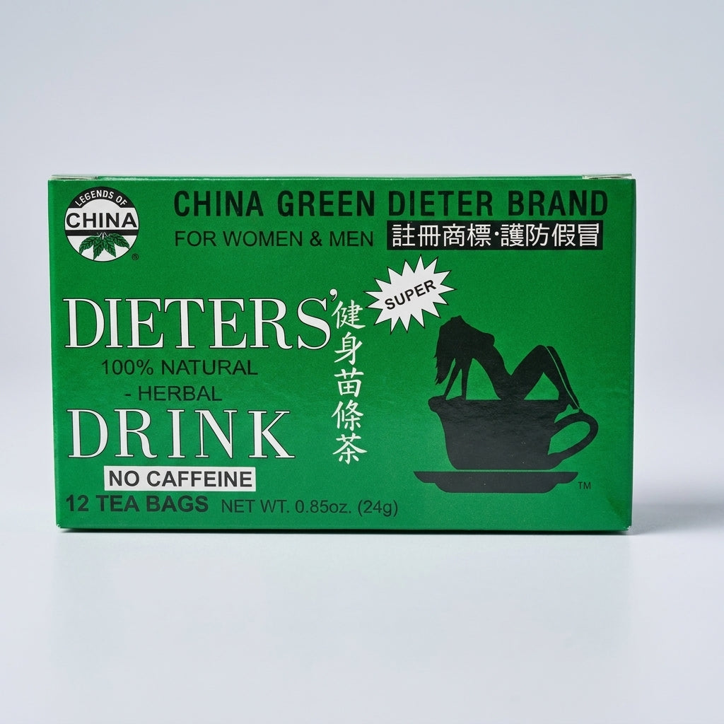 China Green Dieter's Tea 12 Bags - Super Herbal Weight Loss Drink