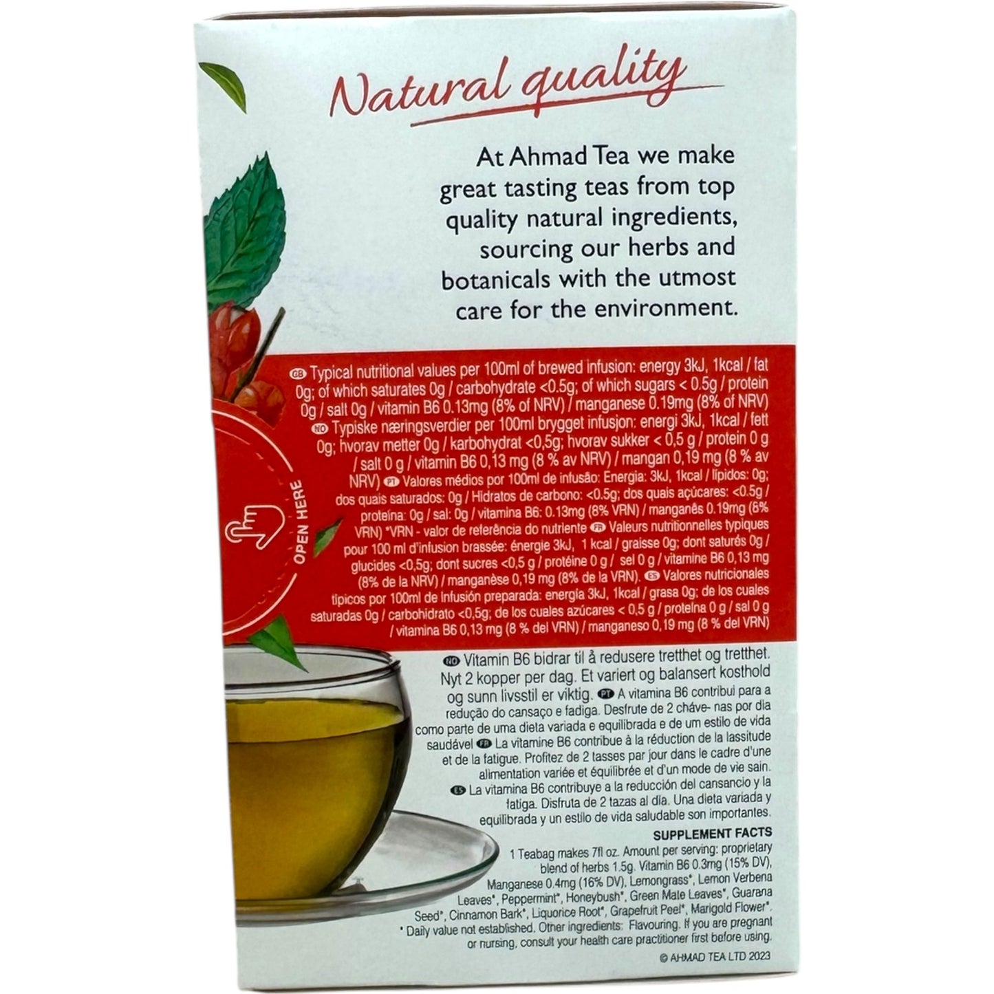 Ahmad Tea Energy Herbal Tea