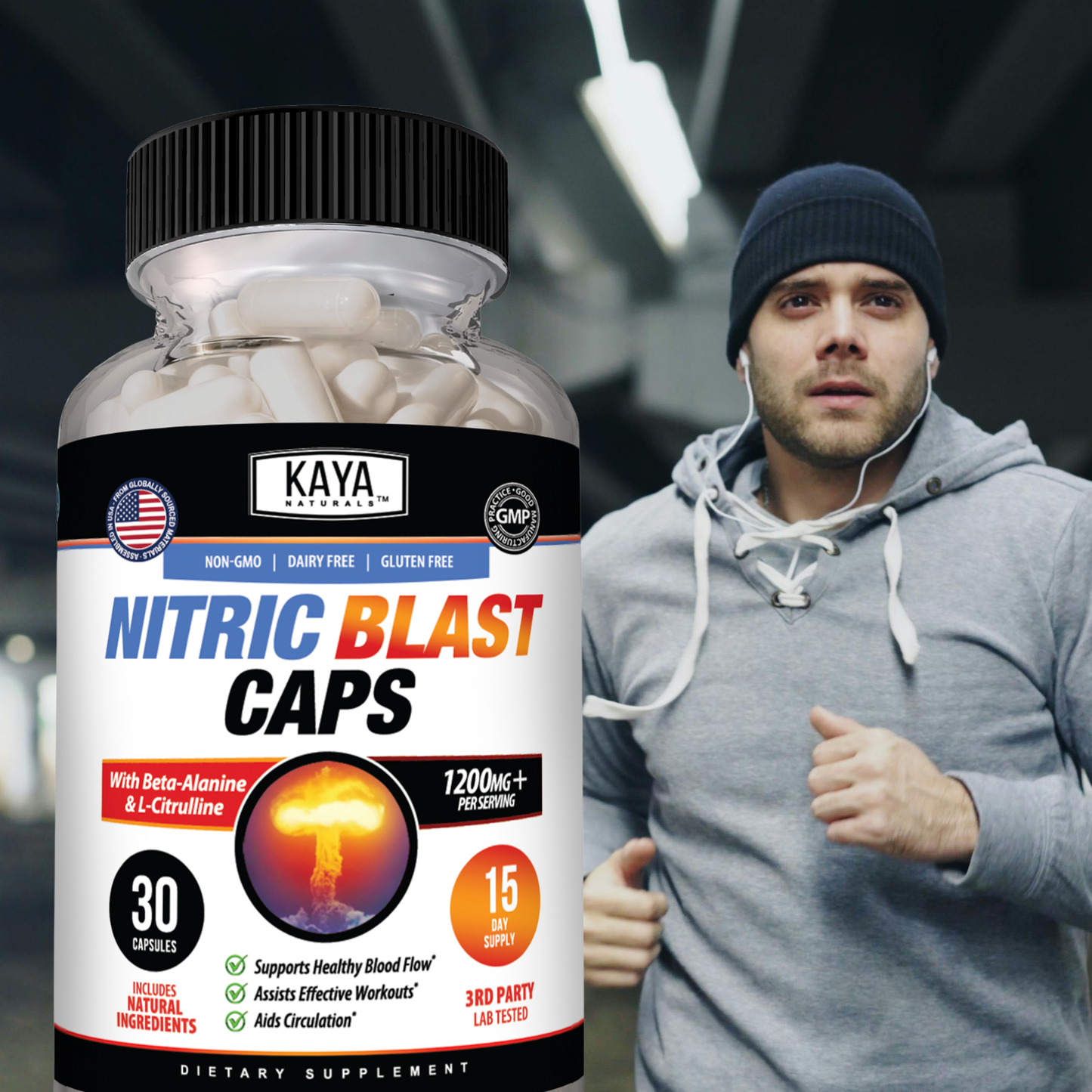 Nitric Blast - Pre-workout Capsules
