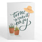 Take It Easy Retirement 5''x7'' Card, Pop-Up Cards