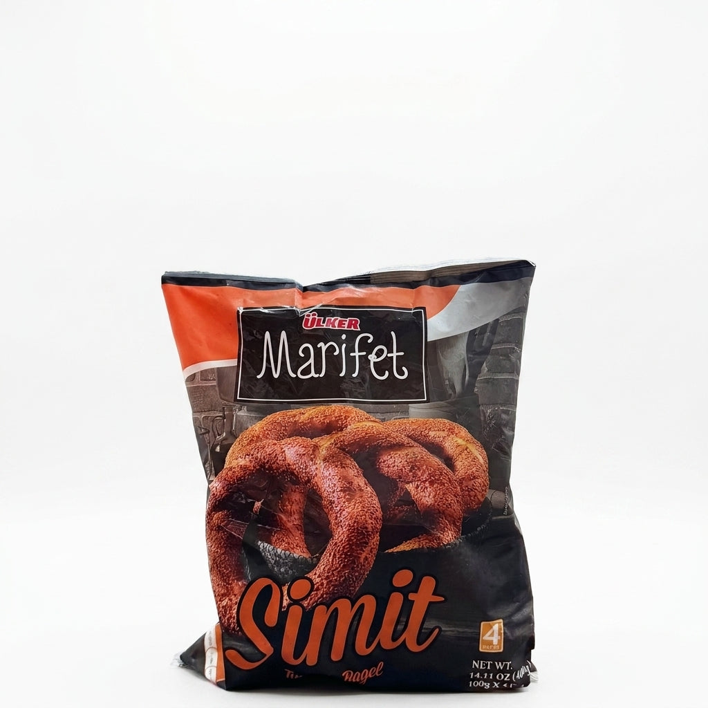 Ülker Marifet Simit Bagel 14.11 oz - Turkish Sesame Bagel Snack