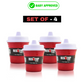 RedCupLiving 8oz Unbreakable Toddler Sippy Cup, BPA-Free, Leak-Proof, 2-Pack