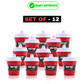 RedCupLiving 8oz Unbreakable Toddler Sippy Cup, BPA-Free, Leak-Proof, 2-Pack