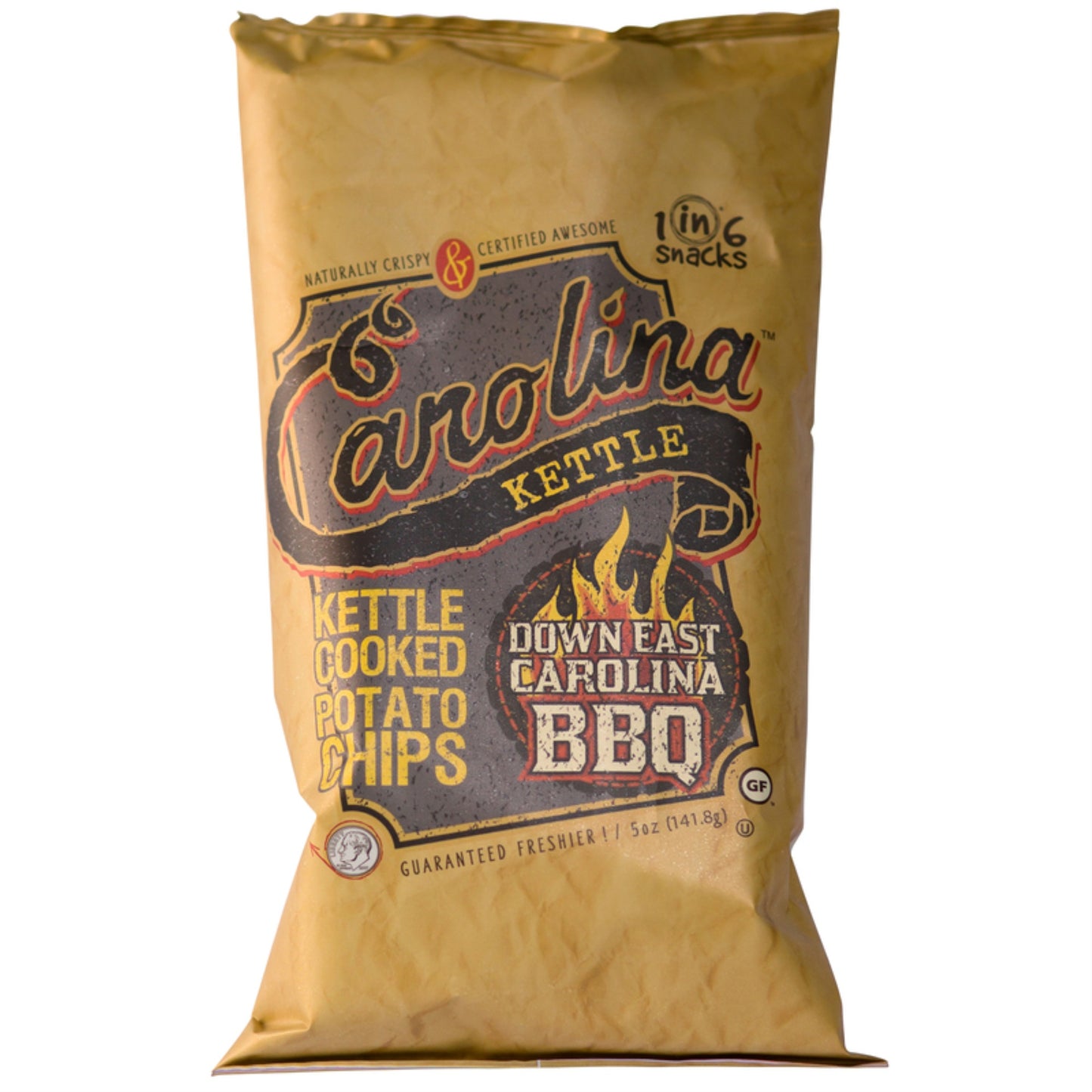 CHIPS DOWN EAST BBQ 5OZ (Pack of 14)