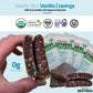 Bearded Brothers Organic Protein Bars, Vanilla (10 Pack) - 11G Of Plant Based Protein Gluten Free Vegan, Non-Gmo Healthy Snacks For Mature-Themeds Good Source Of Fiber