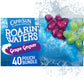 Capri Sun Roarin' Waters Grape Ready-To-Drink Juice (40 Pouches, 4 Boxes Of 10)