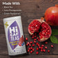 The Republic of Tea HiCAF Pom-Berry Black Tea, High Caffeine, 50 Tea Bags, Pomegranate Blueberry Flavor