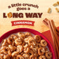 Cheerios Oat Crunch Cinnamon Breakfast Cereal, Made with Whole Grain, Large Size, 18.2 oz