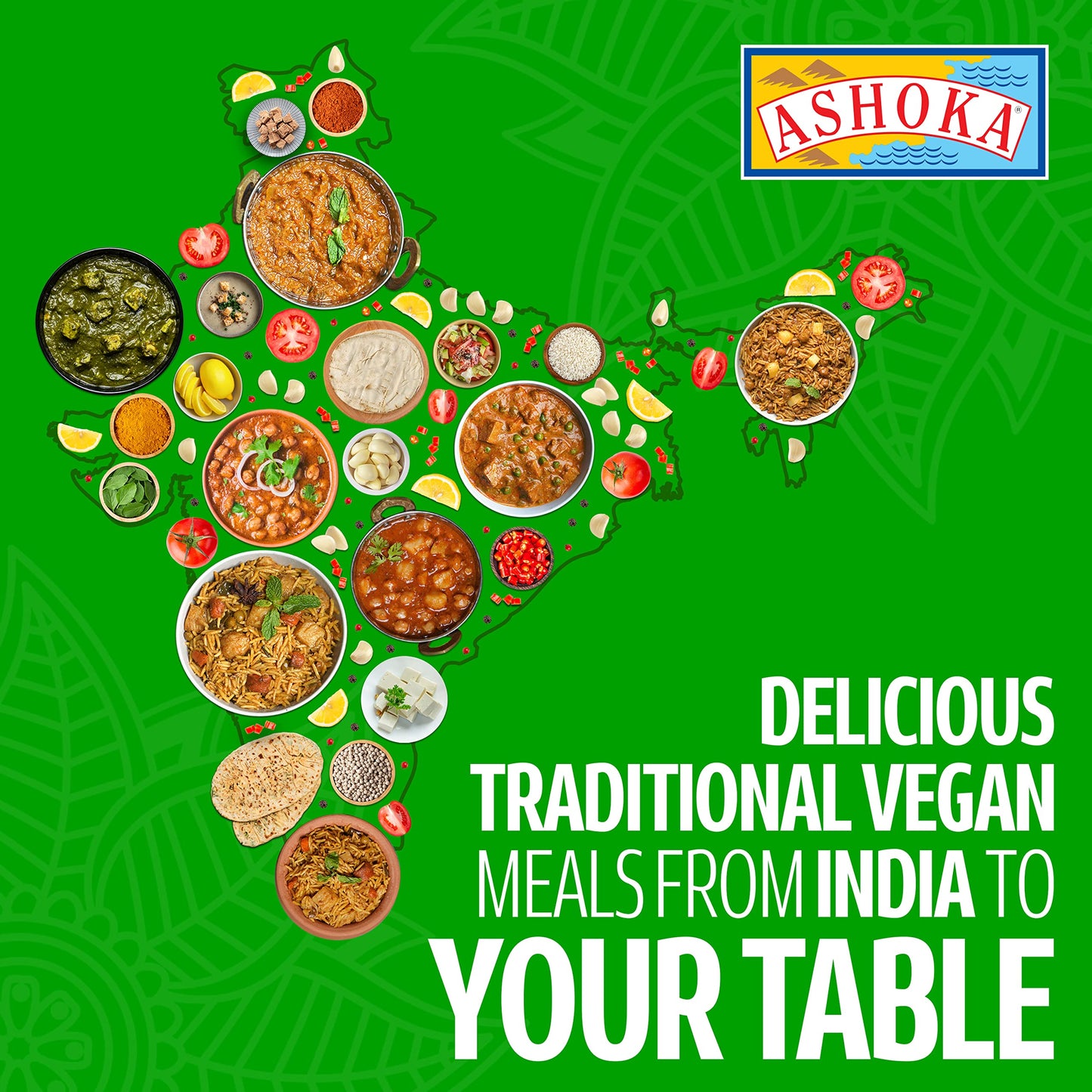 Ashoka Ready To Heat Vegan Curries 1932, Fenugreek Leaves & Green Peas, All-Natural Curry, Shahi Methi Matar, Kosher Certified, Camping Friendly Indian Food, Gluten-Free, No Preservatives, Pack Of 1