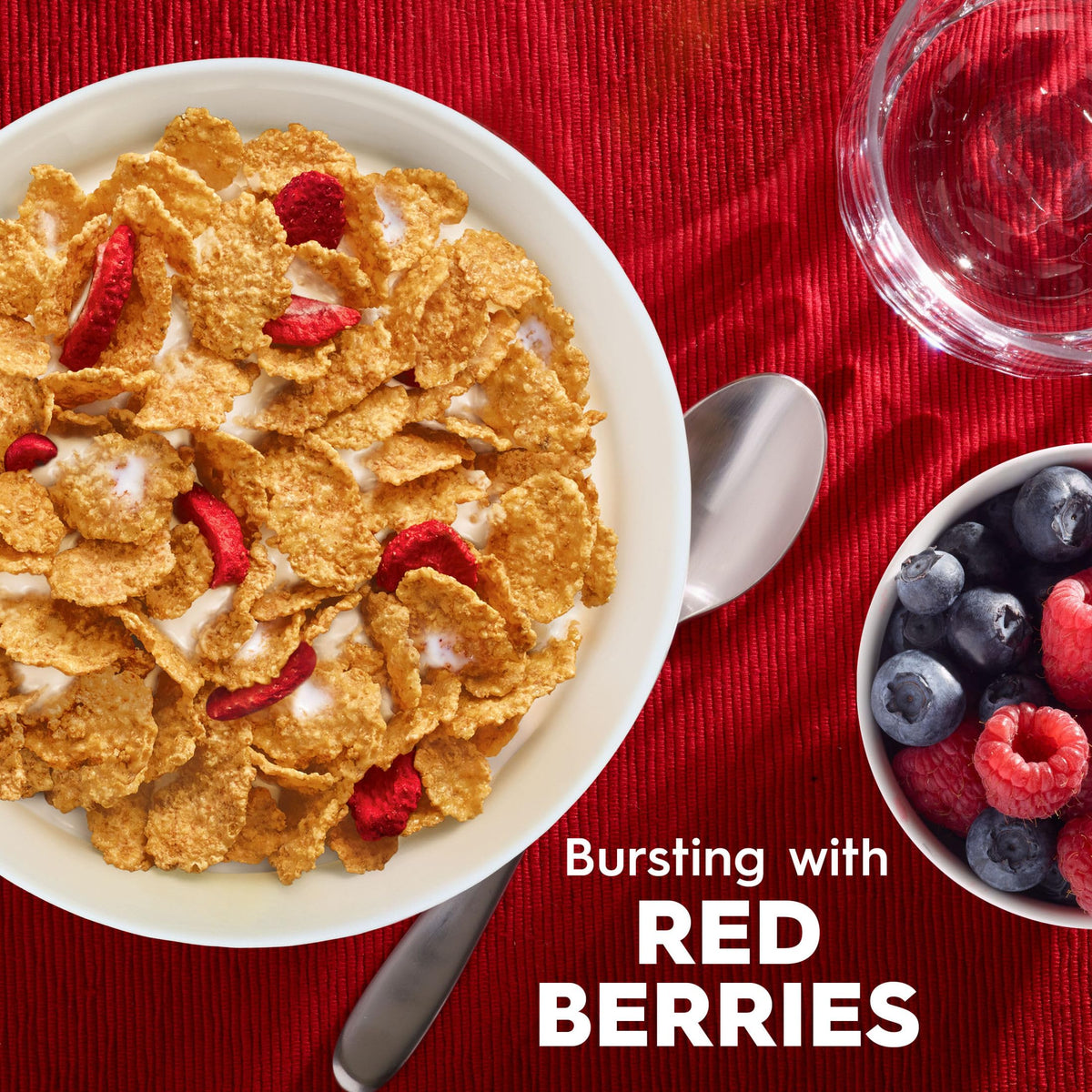 Kelloggs Special K Breakfast Cereal, Fiber Cereal, Family Breakfast, Red Berries, 11.4oz Box (1 Box)