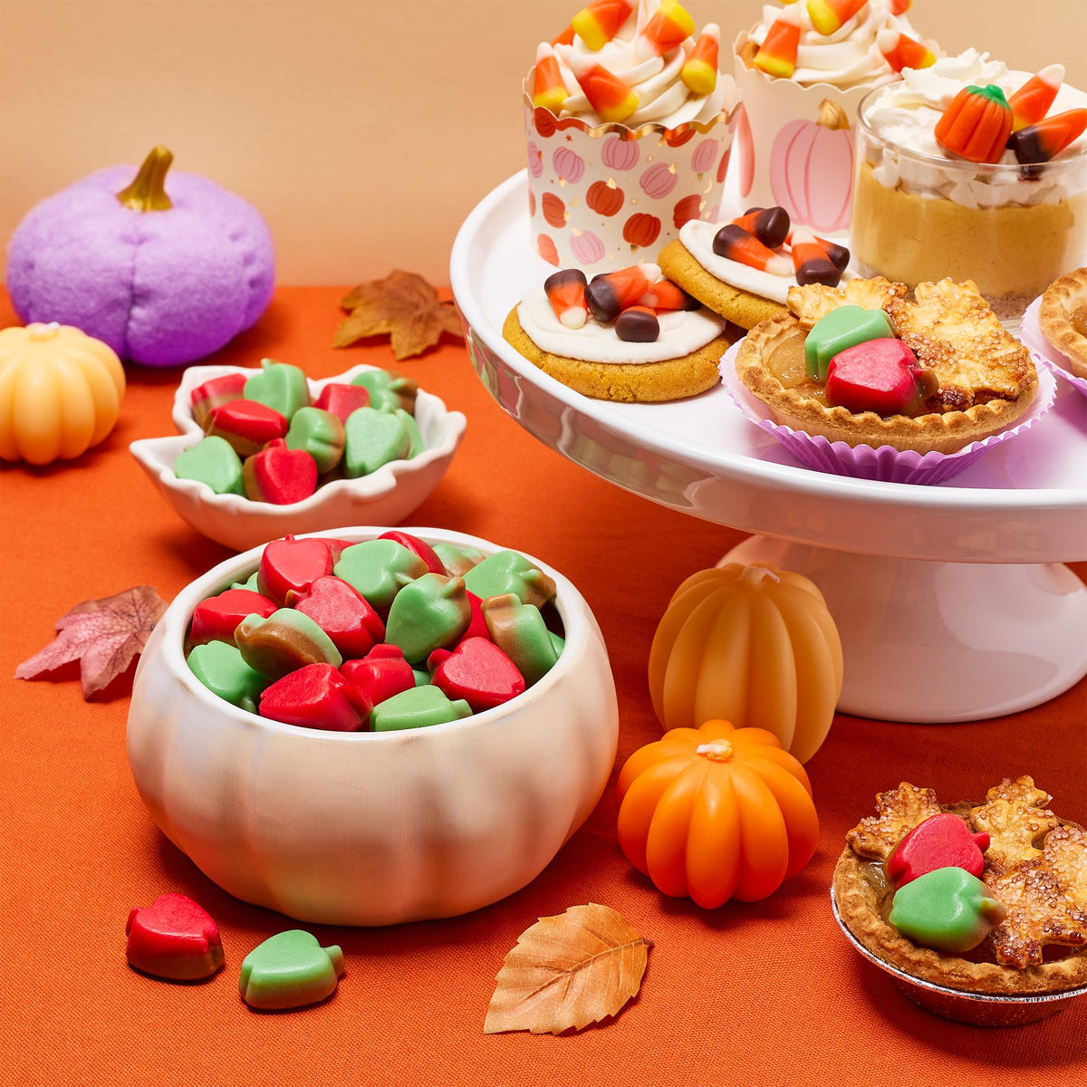 Brachs Mellowcreme Caramel Apples, Halloween Candy, 9 oz Bag