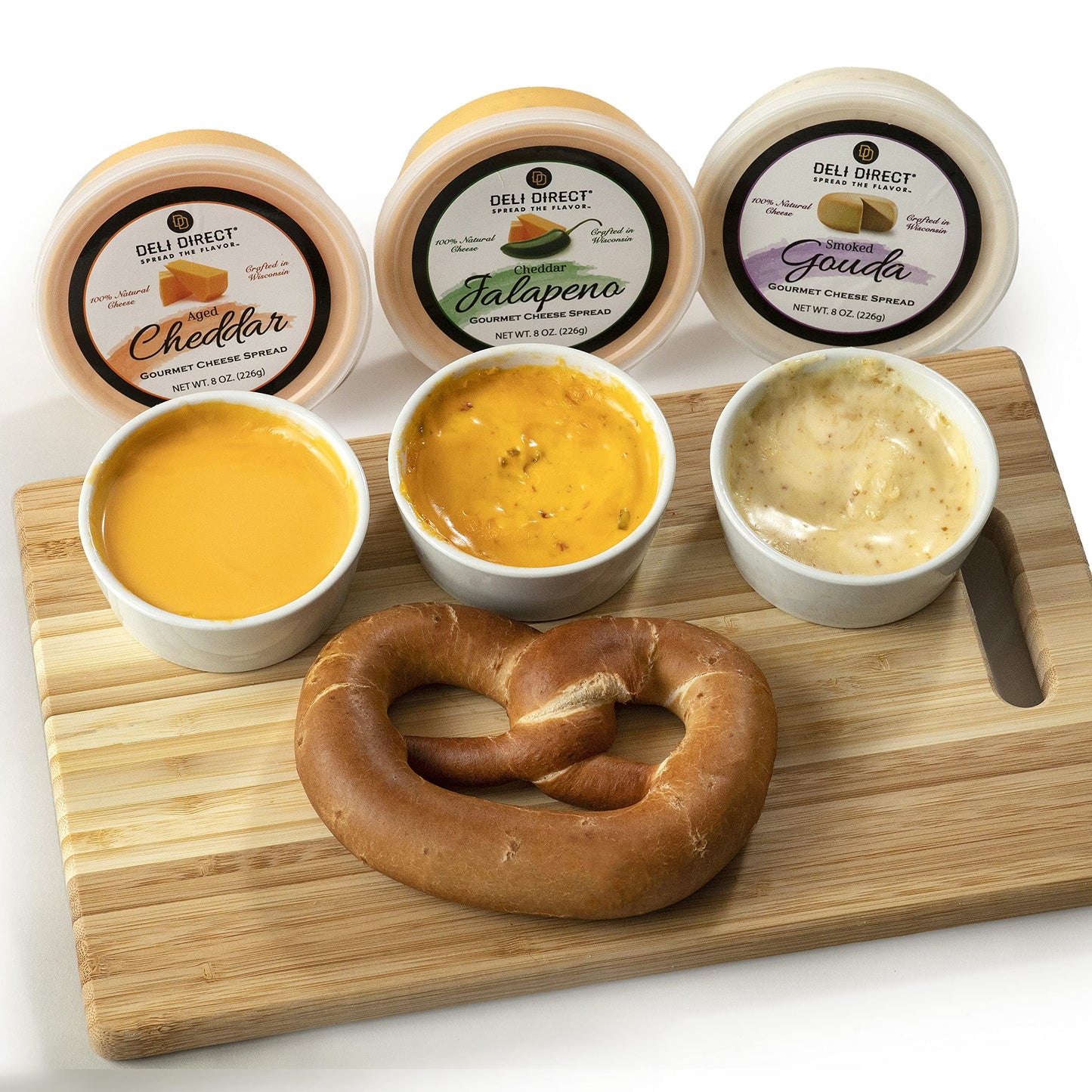 Deli Direct Cheese Spread, Jalapeno Flavor, Shelf Stable, Great for Snacks, 1pk