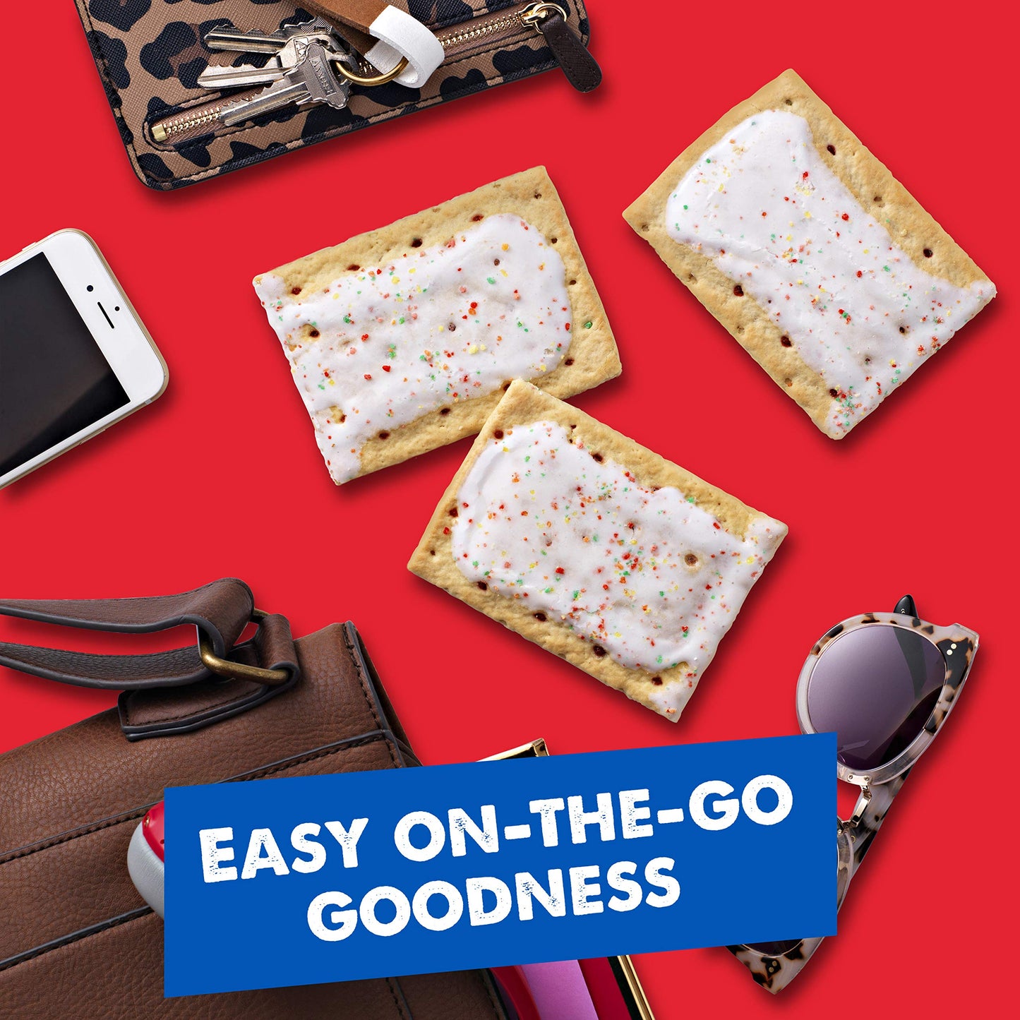 Pop-Tarts Frosted Strawberry Toaster Pastries - 16 Count, 29.3 Ounce Value Pack