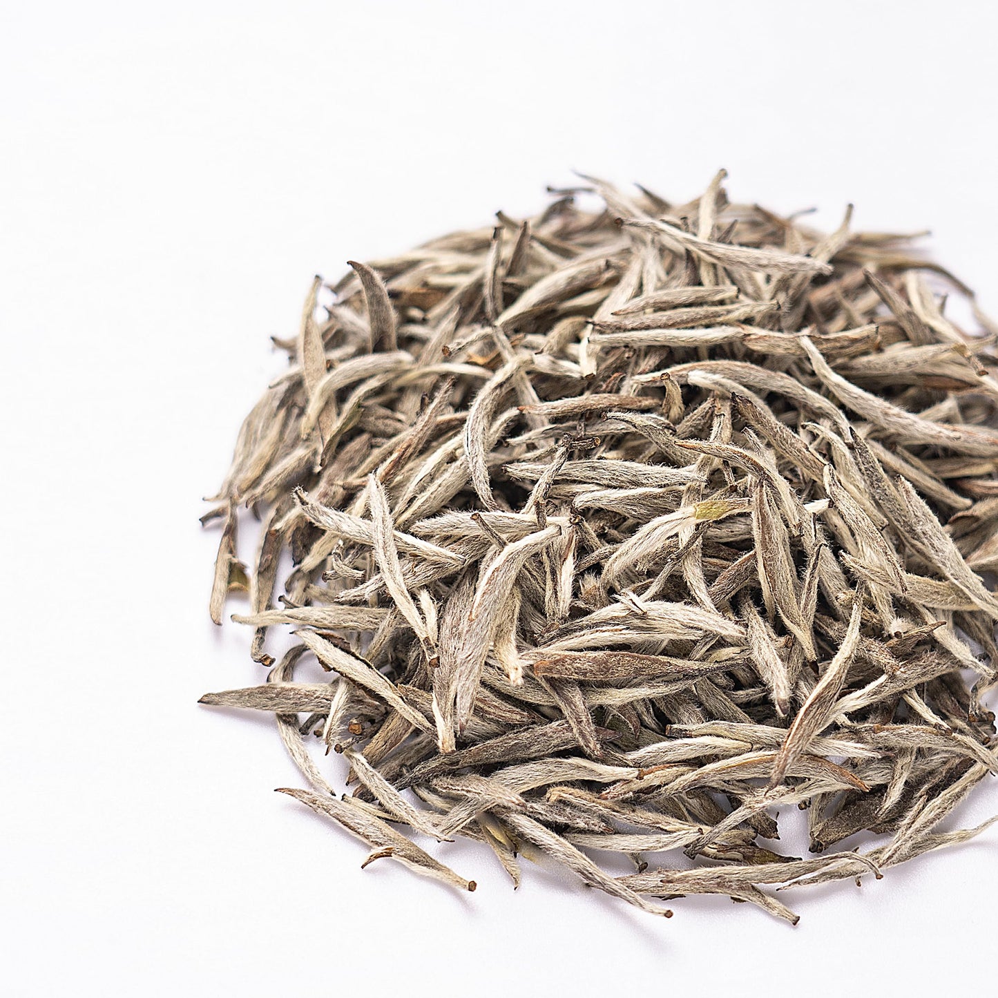 Taimei Teatime Silver Needle White Tea, Loose Leaf, 1.76 oz, Organically Grown, Low Caffeine, High Antioxidant, Yellow Tin