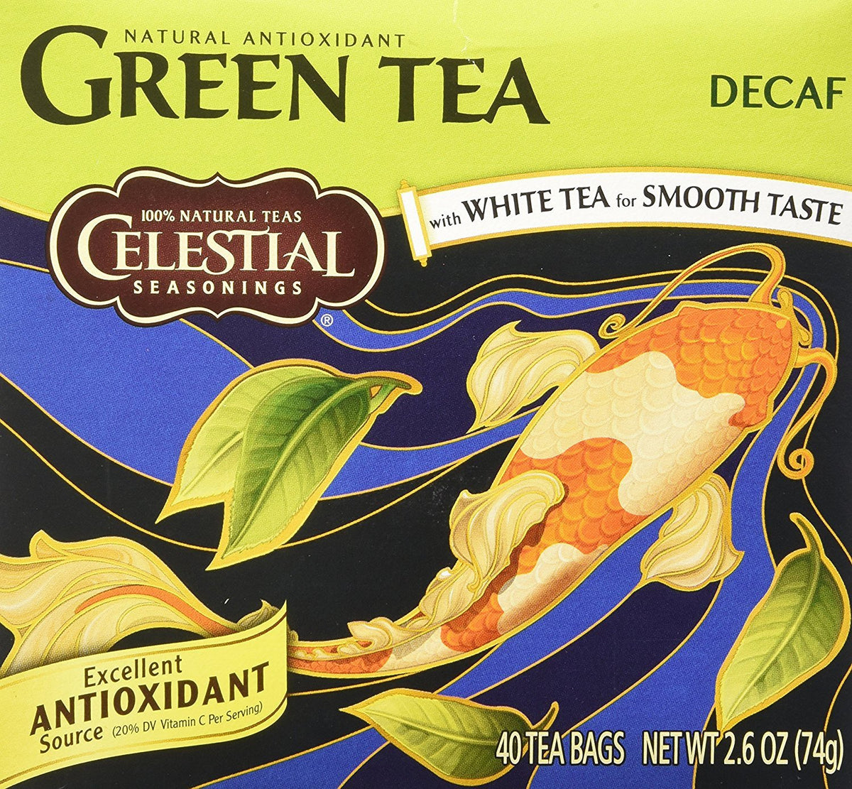 Celestial Seasonings Decaf Green Tea Bags - 40 Ct