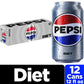 Diet Pepsi Cola Soda Pop, 12 Fl Oz Cans, 12 Pack