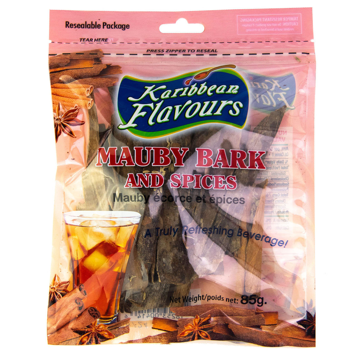 Mauby Bark And Spices - Single 3 Oz Pack | Mavi | Maby | Bitter Bark | Makes Cool Refreshing Beverage (3 Oz (Pack Of 1))