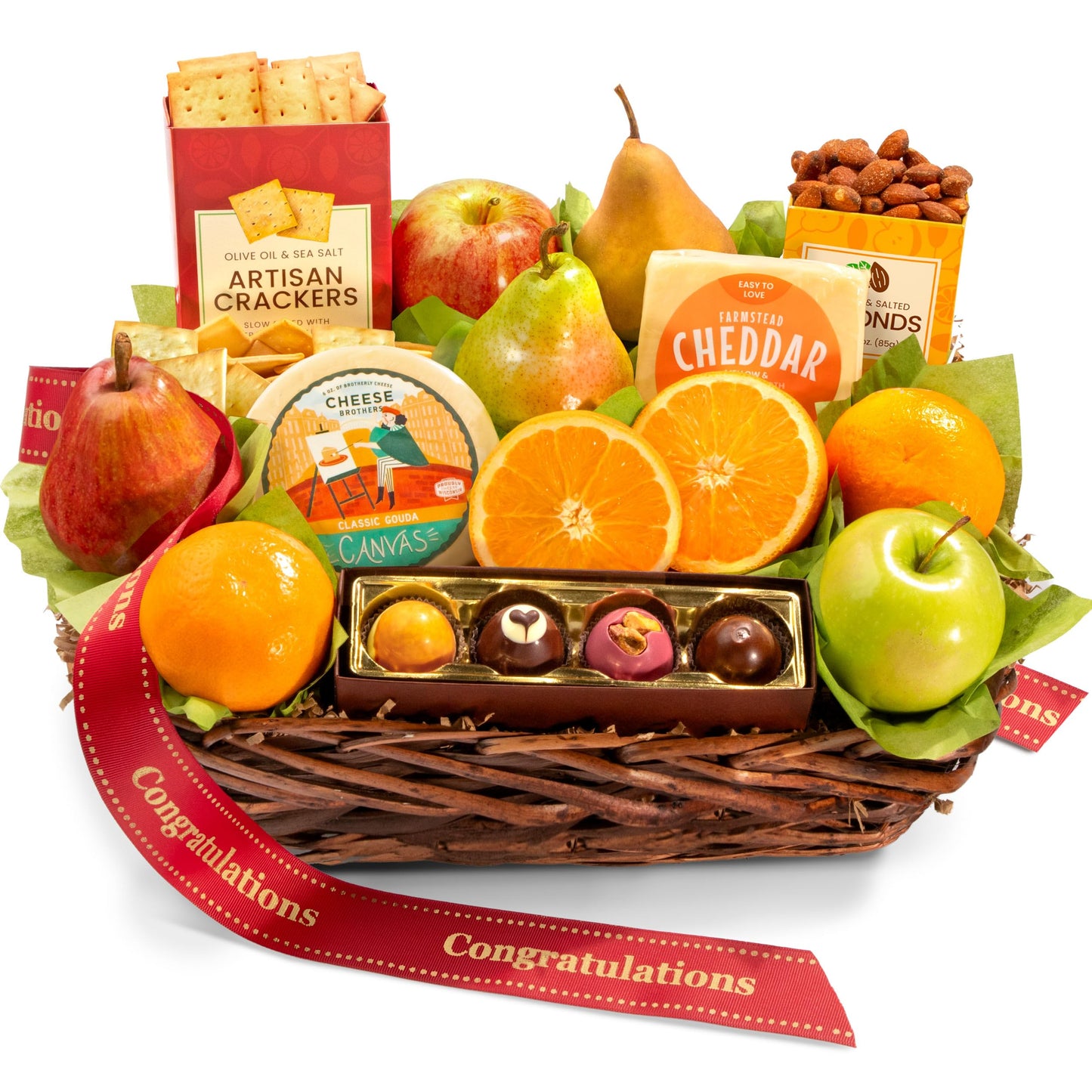 A Gift Inside Congratulations Deluxe Fruit Basket