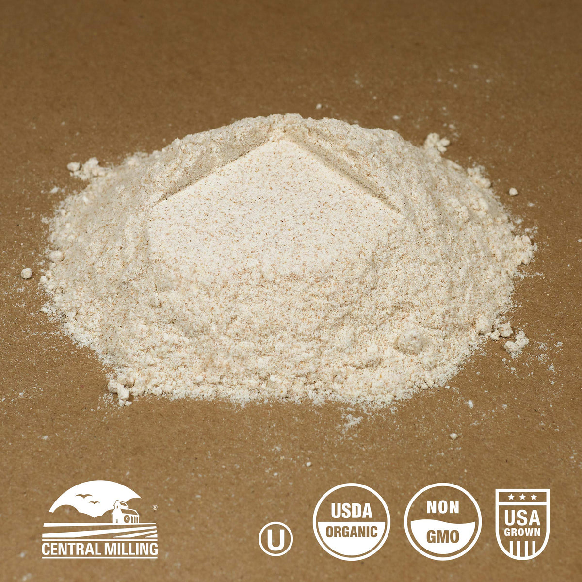 Organic 100% Whole Wheat Flour - 25 lb. bag