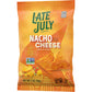 Late July Snacks, Nacho Cheese Tortilla Chips, 2-oz. Bag (Pack of 6)