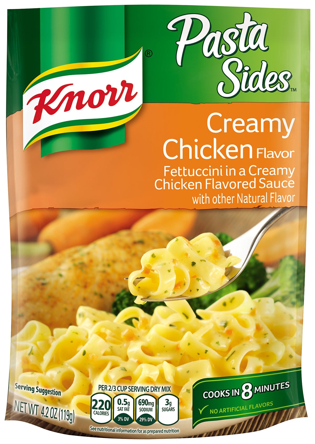 Knorr Pasta Sides Pasta Sides Dish, Creamy Chicken 4.2 oz